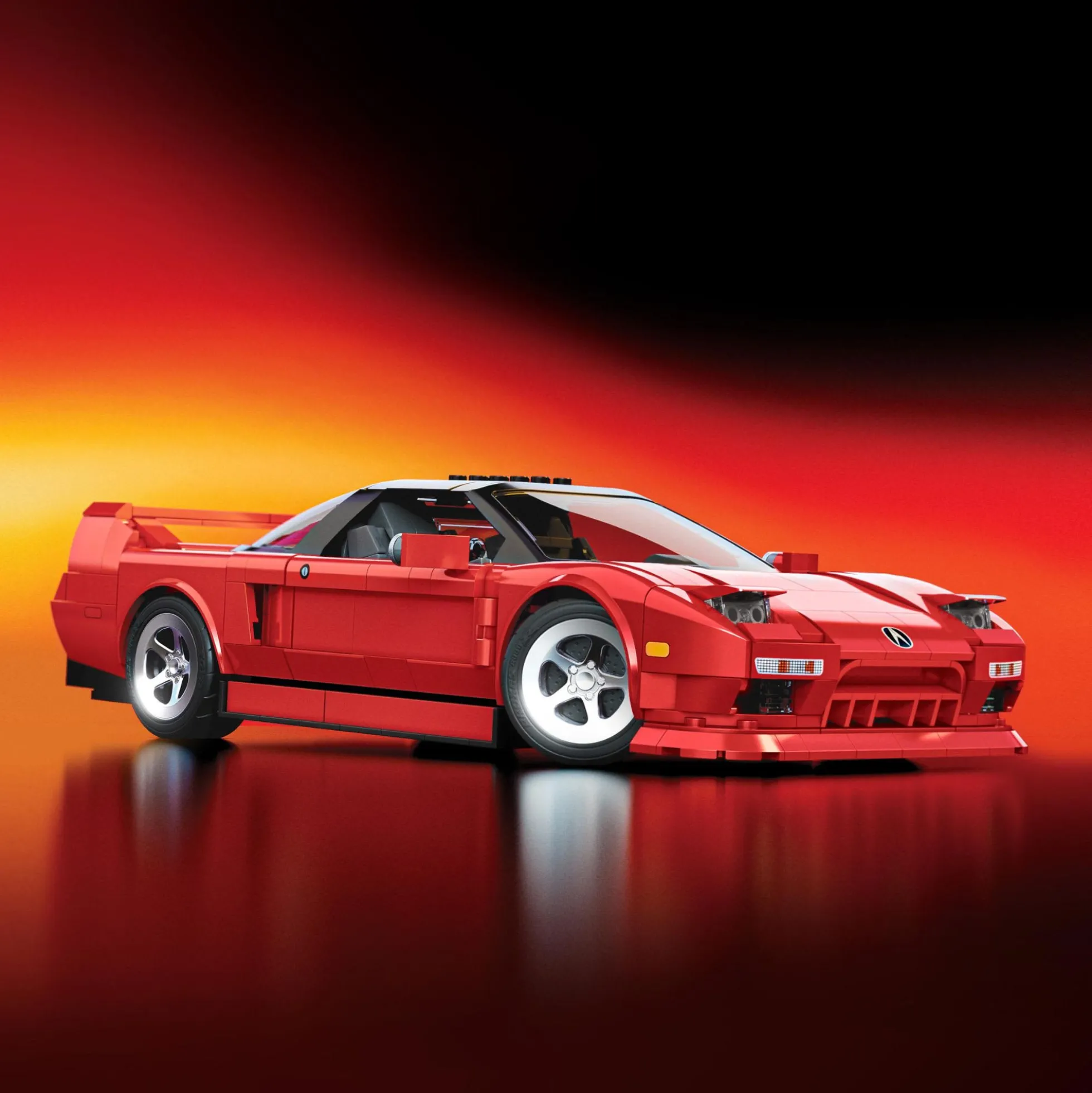 Mattel Brick Shop Hot Wheels ’90 Acura NSX Building Set
