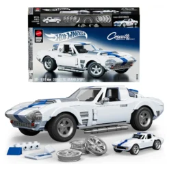 Mattel Brick Shop Hot Wheels Corvette Grand Sport Building Set