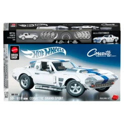 Mattel Brick Shop Hot Wheels Corvette Grand Sport Building Set