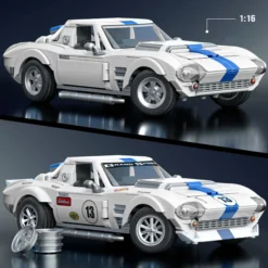 Mattel Brick Shop Hot Wheels Corvette Grand Sport Building Set