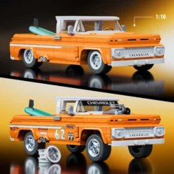 Mattel Brick Shop Hot Wheels Custom ’62 Chevy Pickup Building Set