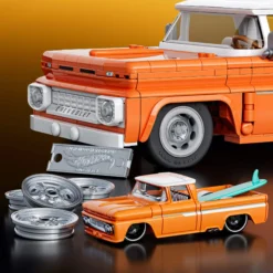 Mattel Brick Shop Hot Wheels Custom ’62 Chevy Pickup Building Set