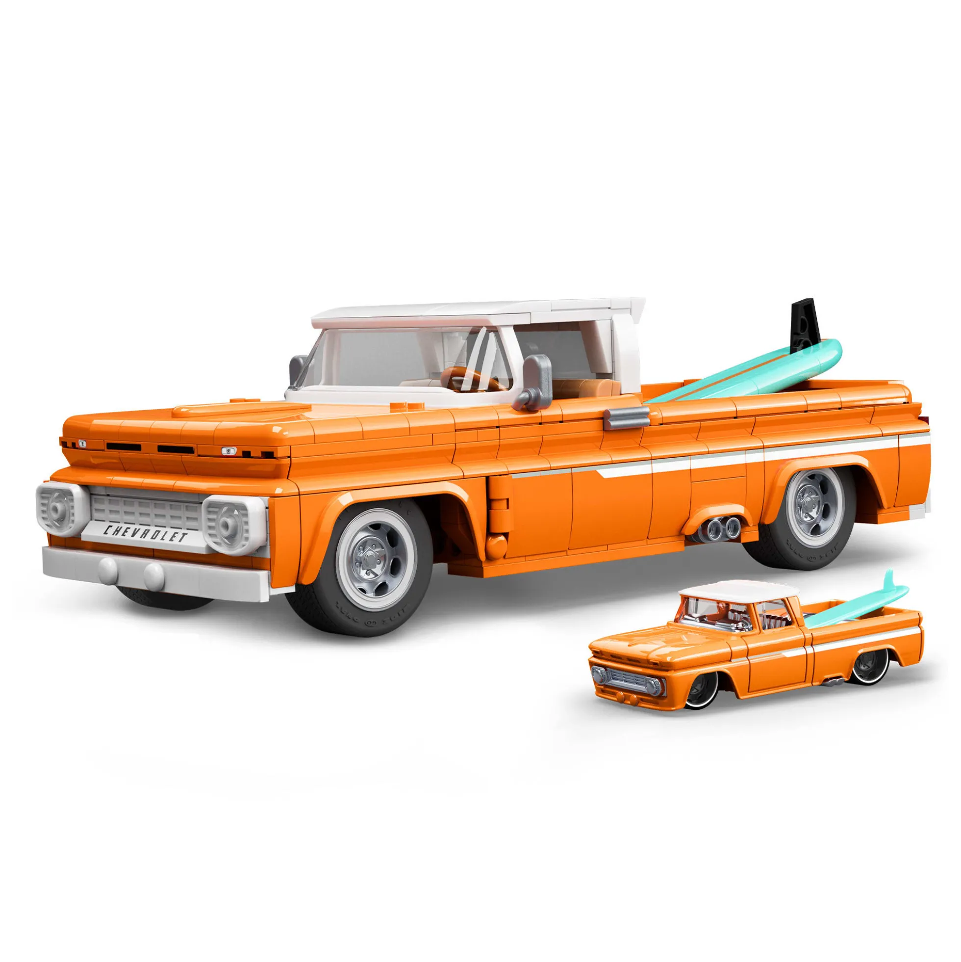 Mattel Brick Shop Hot Wheels Custom ’62 Chevy Pickup Building Set