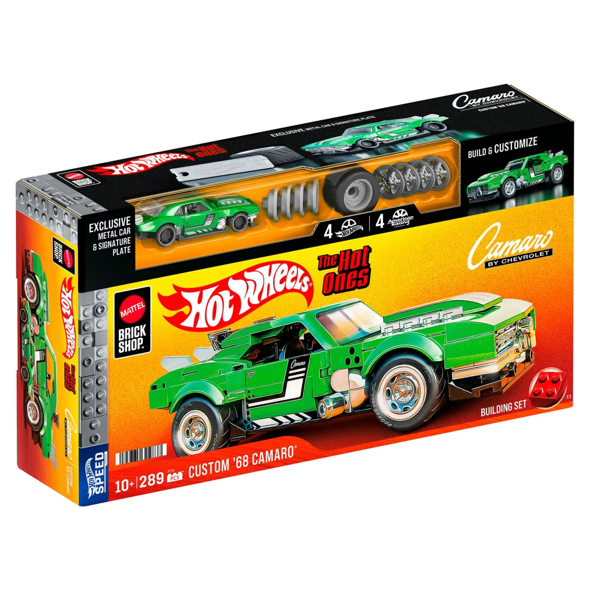 Mattel Brick Shop Hot Wheels Custom ’68 Camaro Building Set