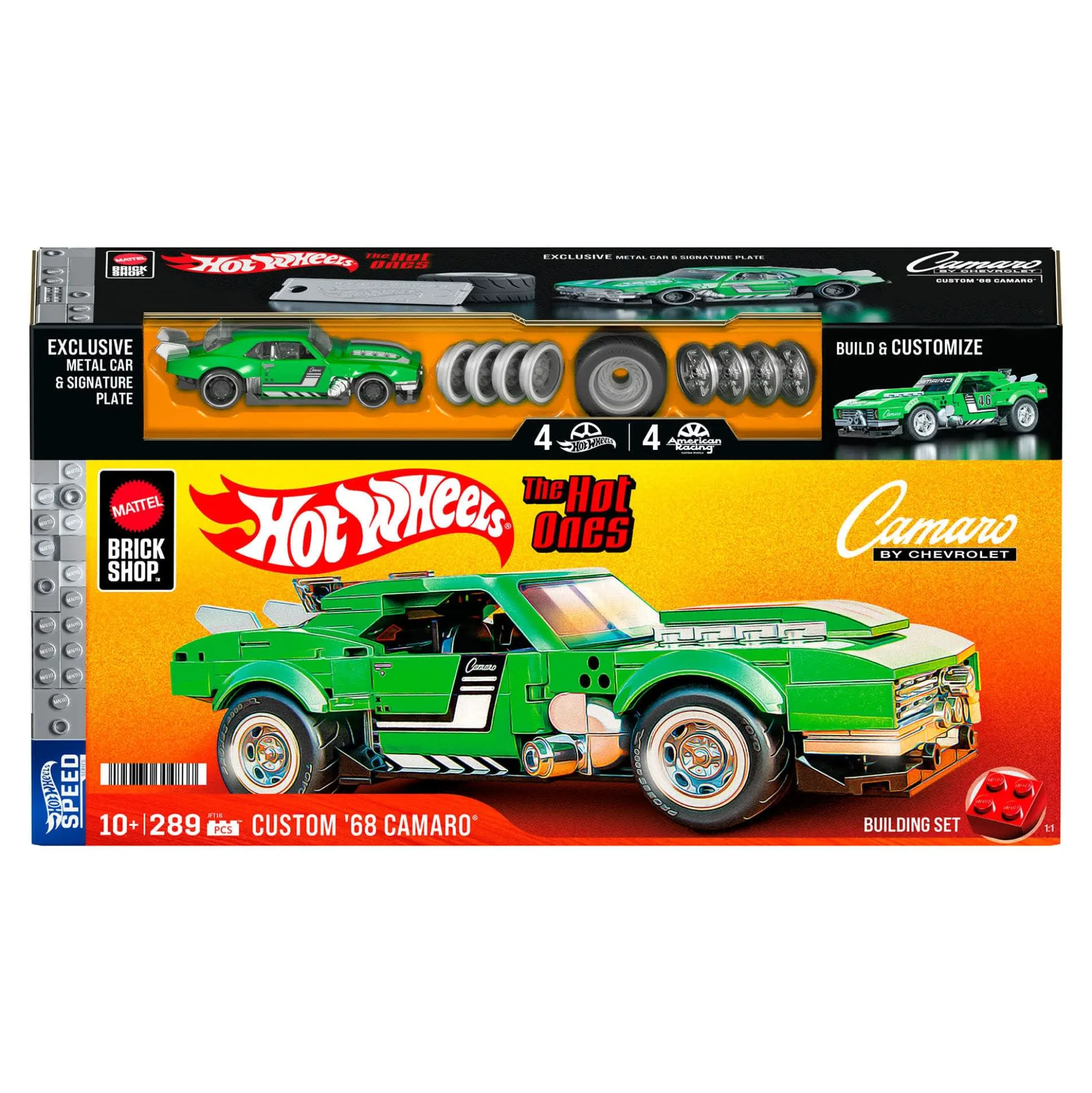 Mattel Brick Shop Hot Wheels Custom ’68 Camaro Building Set