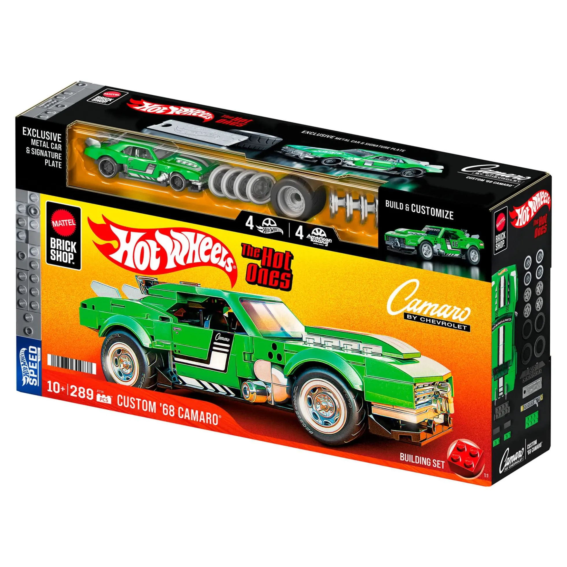 Mattel Brick Shop Hot Wheels Custom ’68 Camaro Building Set