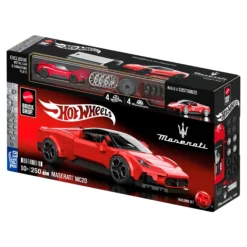 Mattel Brick Shop Hot Wheels Maserati MC20 Building Set