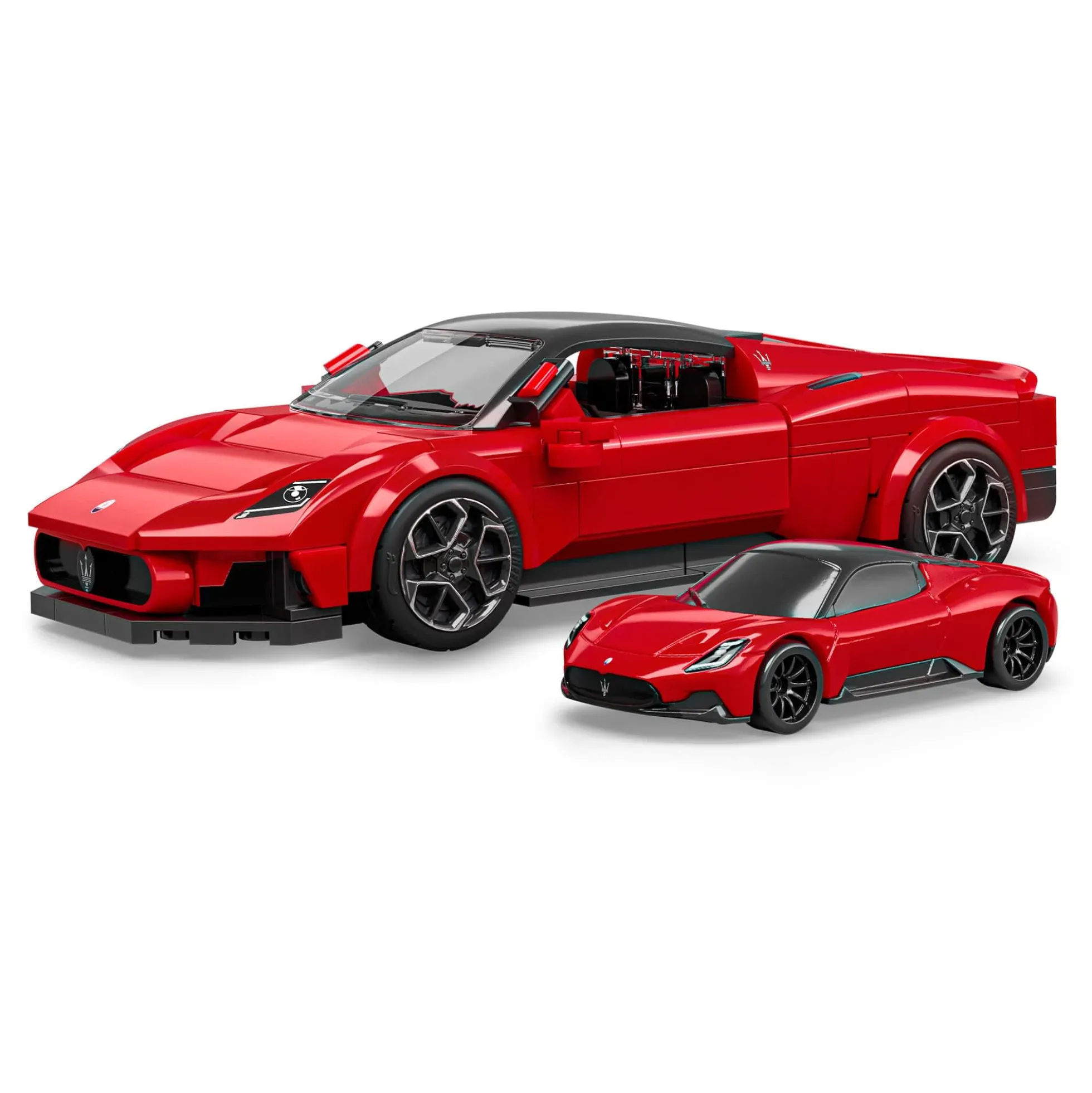Mattel Brick Shop Hot Wheels Maserati MC20 Building Set