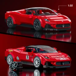 Mattel Brick Shop Hot Wheels Maserati MC20 Building Set