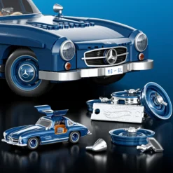 Mattel Brick Shop Hot Wheels Mercedes-Benz 300 SL Building Set