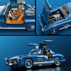 Mattel Brick Shop Hot Wheels Mercedes-Benz 300 SL Building Set