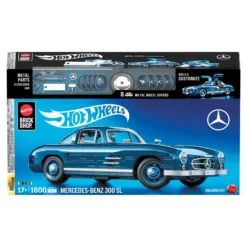 Mattel Brick Shop Hot Wheels Mercedes-Benz 300 SL Building Set