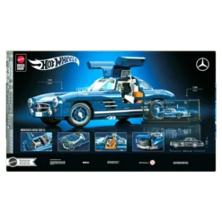 Mattel Brick Shop Hot Wheels Mercedes-Benz 300 SL Building Set