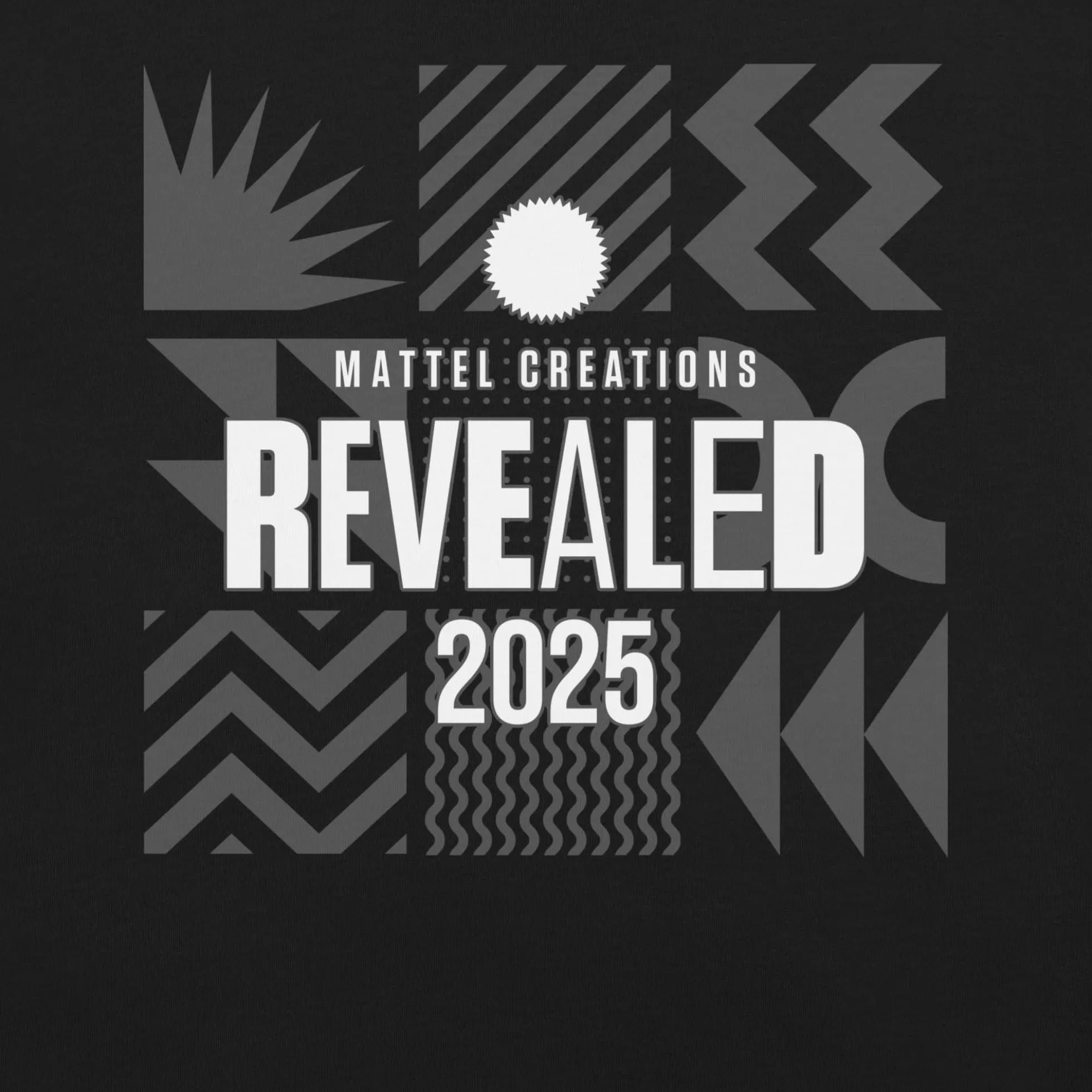 Mattel Creations Revealed 2025 Black T-Shirt