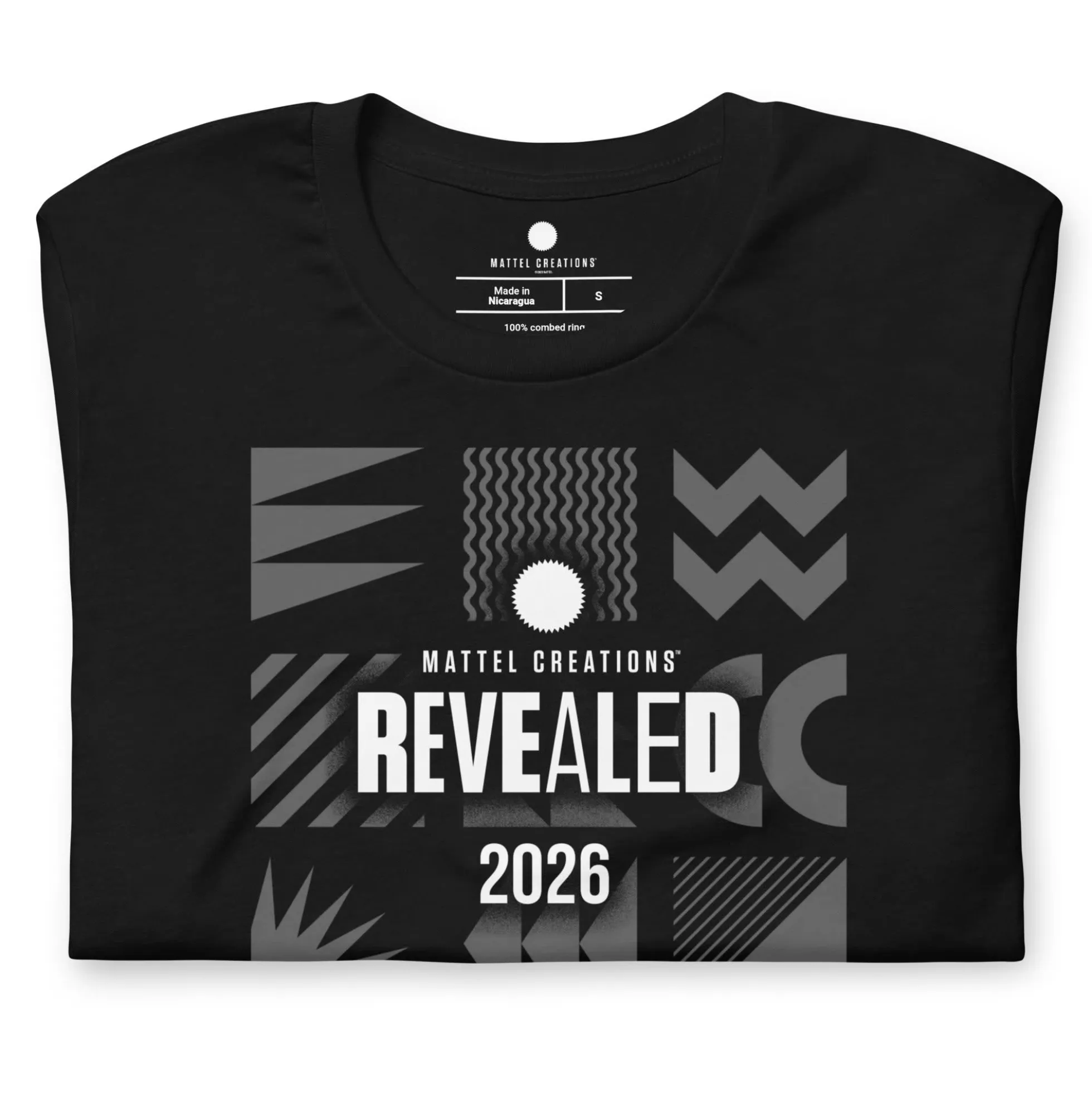 Mattel Creations Revealed 2026 Black T-shirt