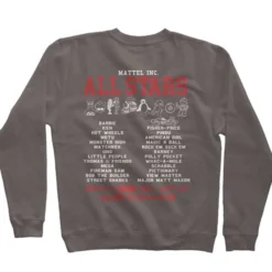 Mattel 80th Logo Black Sweatshirt