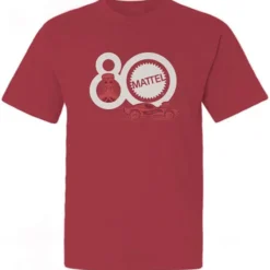 Mattel 80th Logo Red T-Shirt