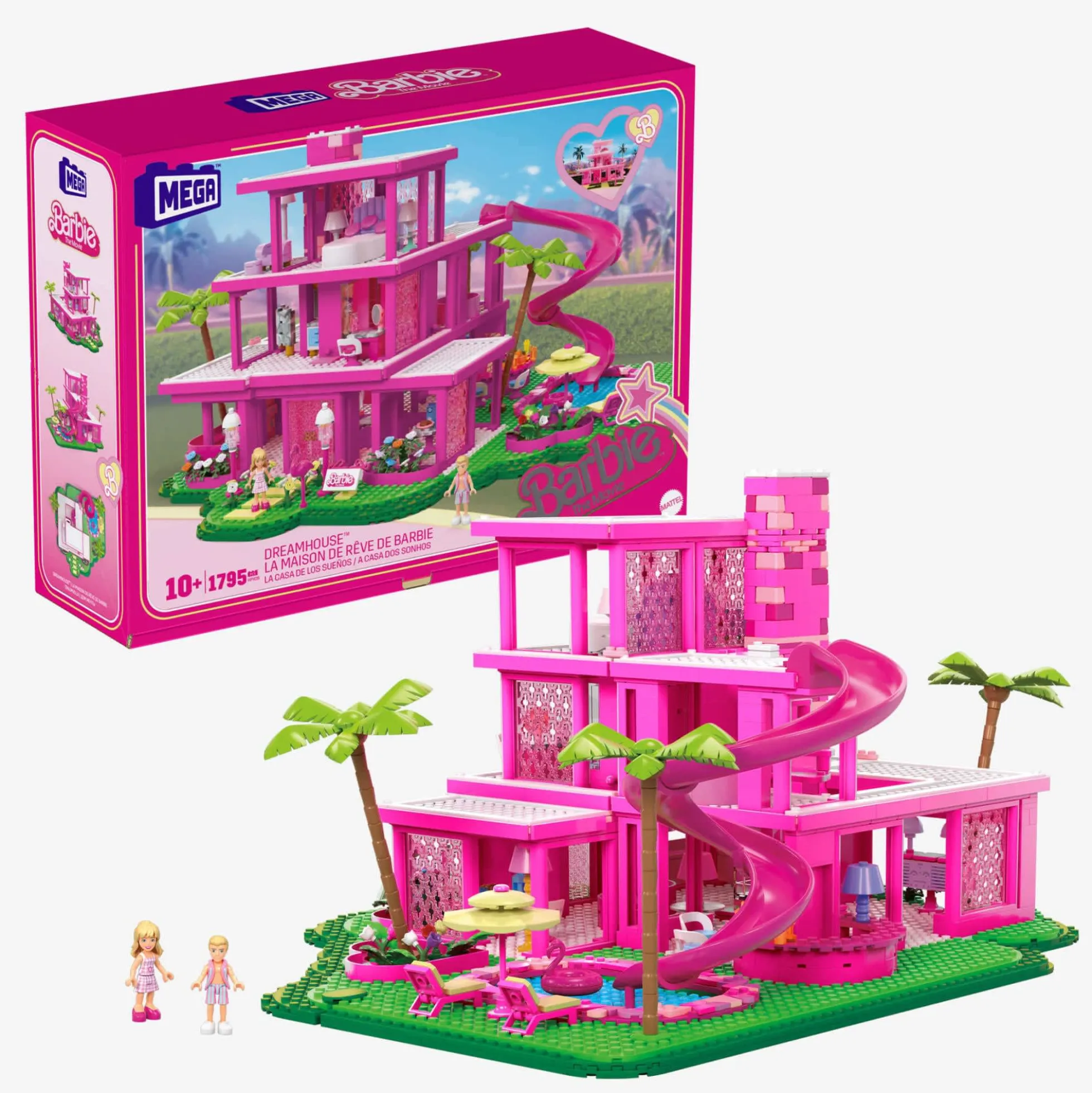 MEGA Barbie The Movie Replica DreamHouse Building Kit