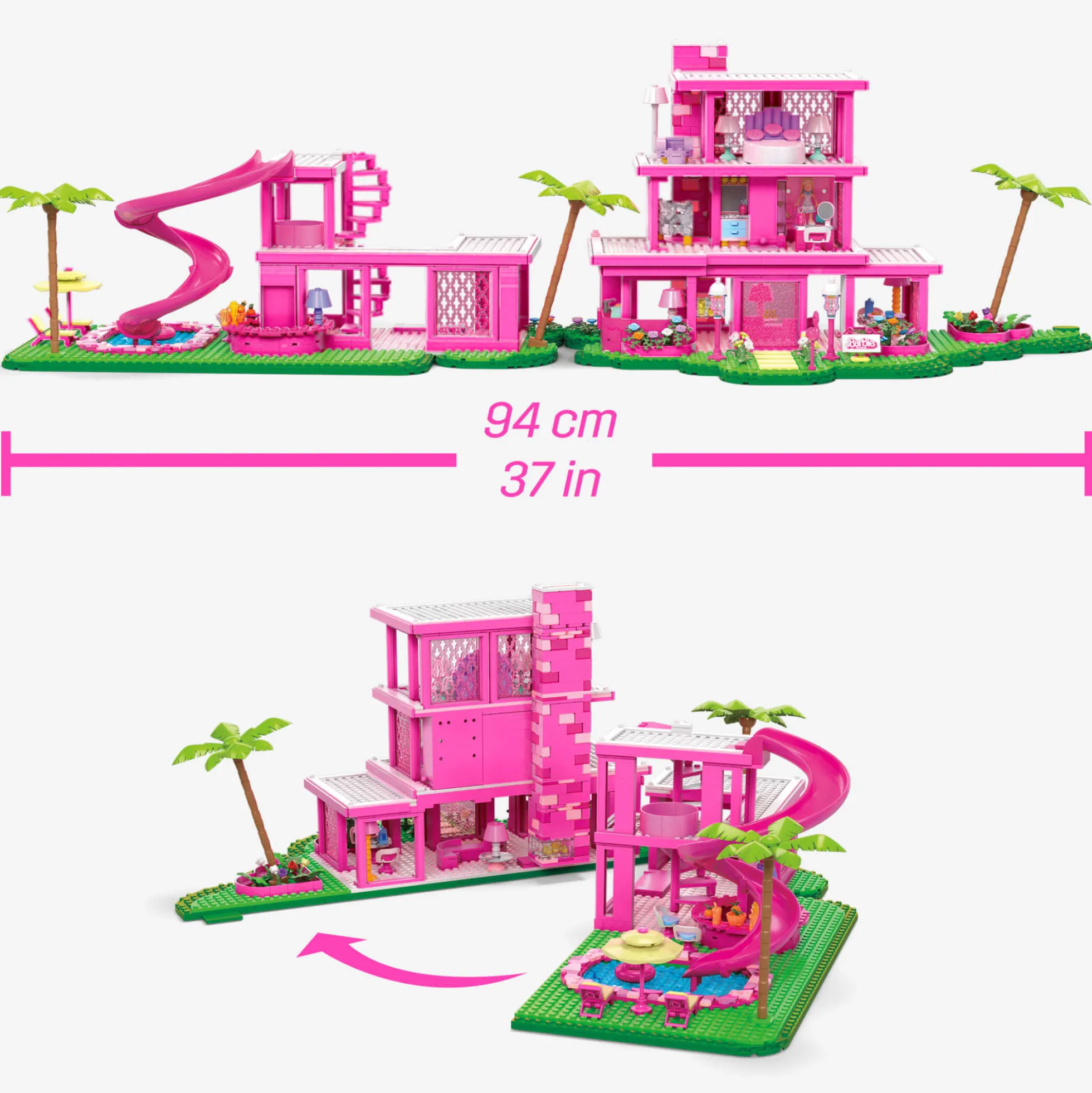 MEGA Barbie The Movie Replica DreamHouse Building Kit