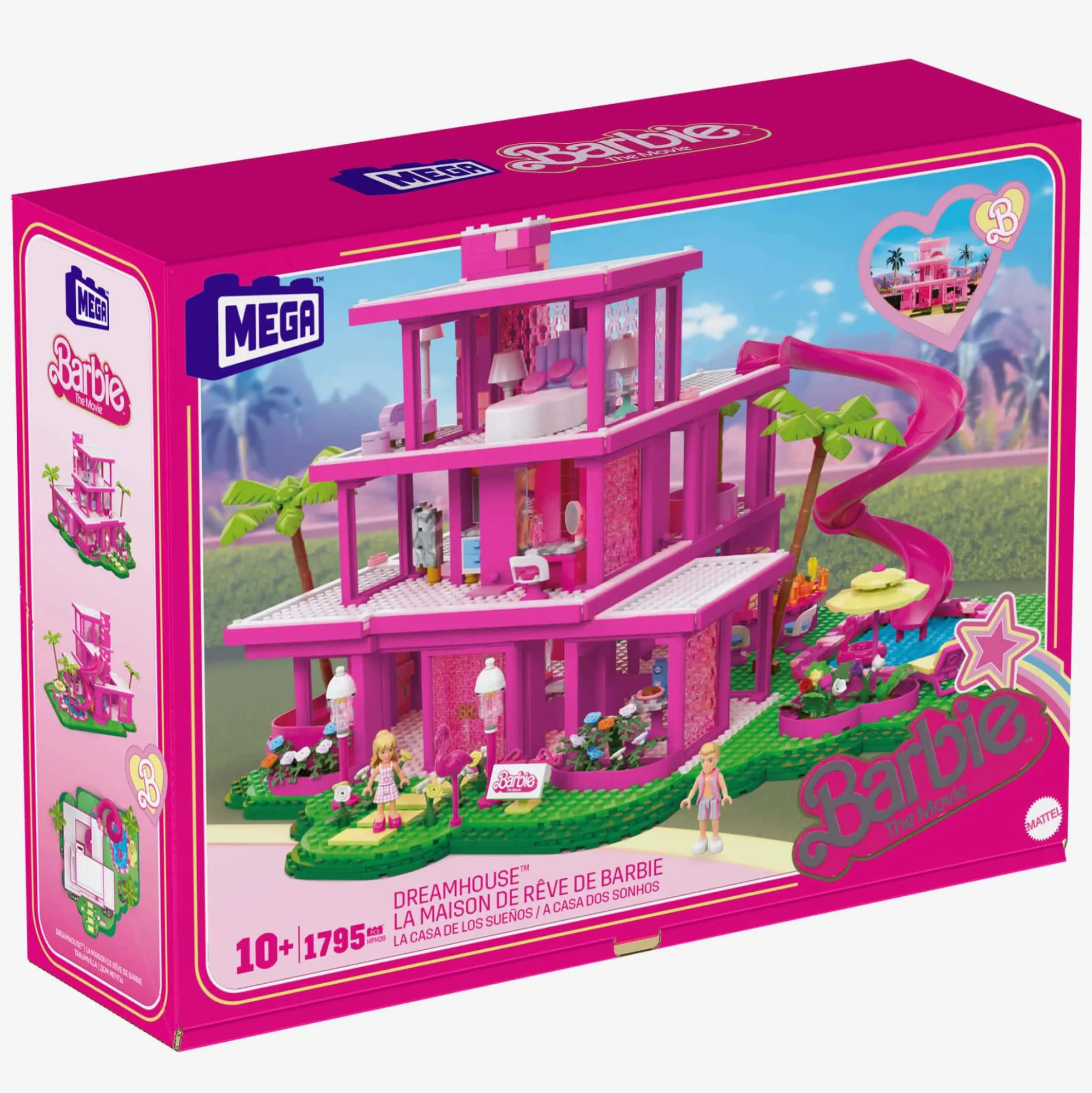 MEGA Barbie The Movie Replica DreamHouse Building Kit