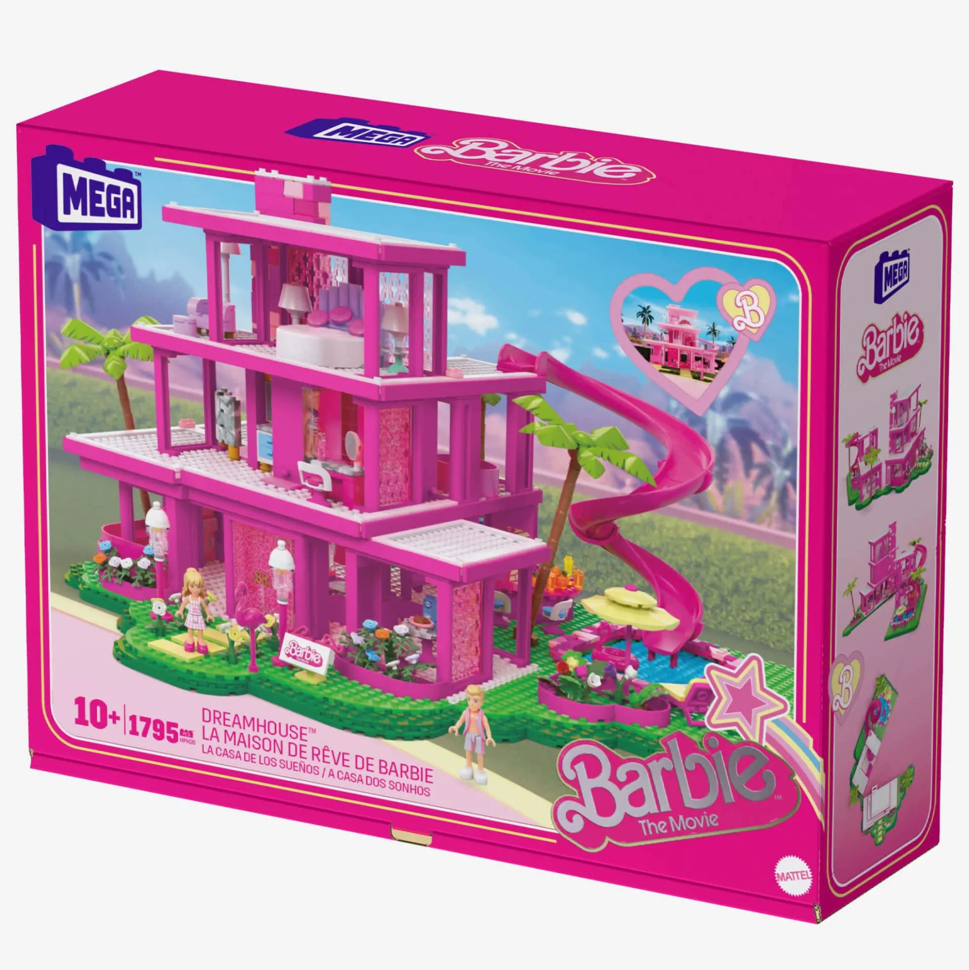 MEGA Barbie The Movie Replica DreamHouse Building Kit