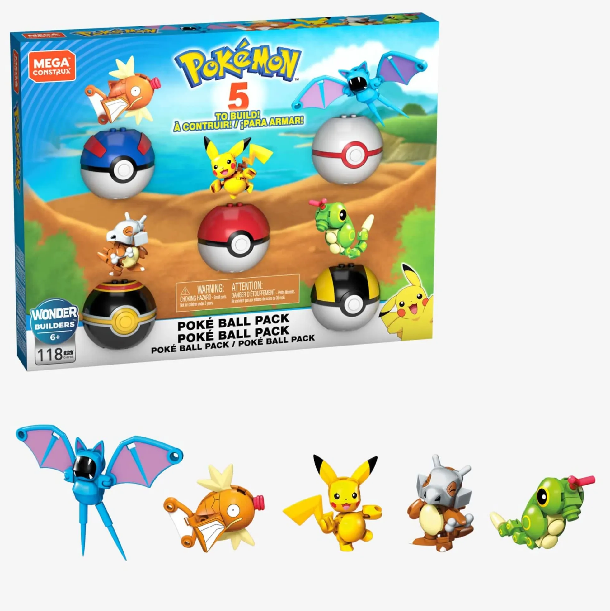 MEGA Construx Pokemon Poke Ball Bundle