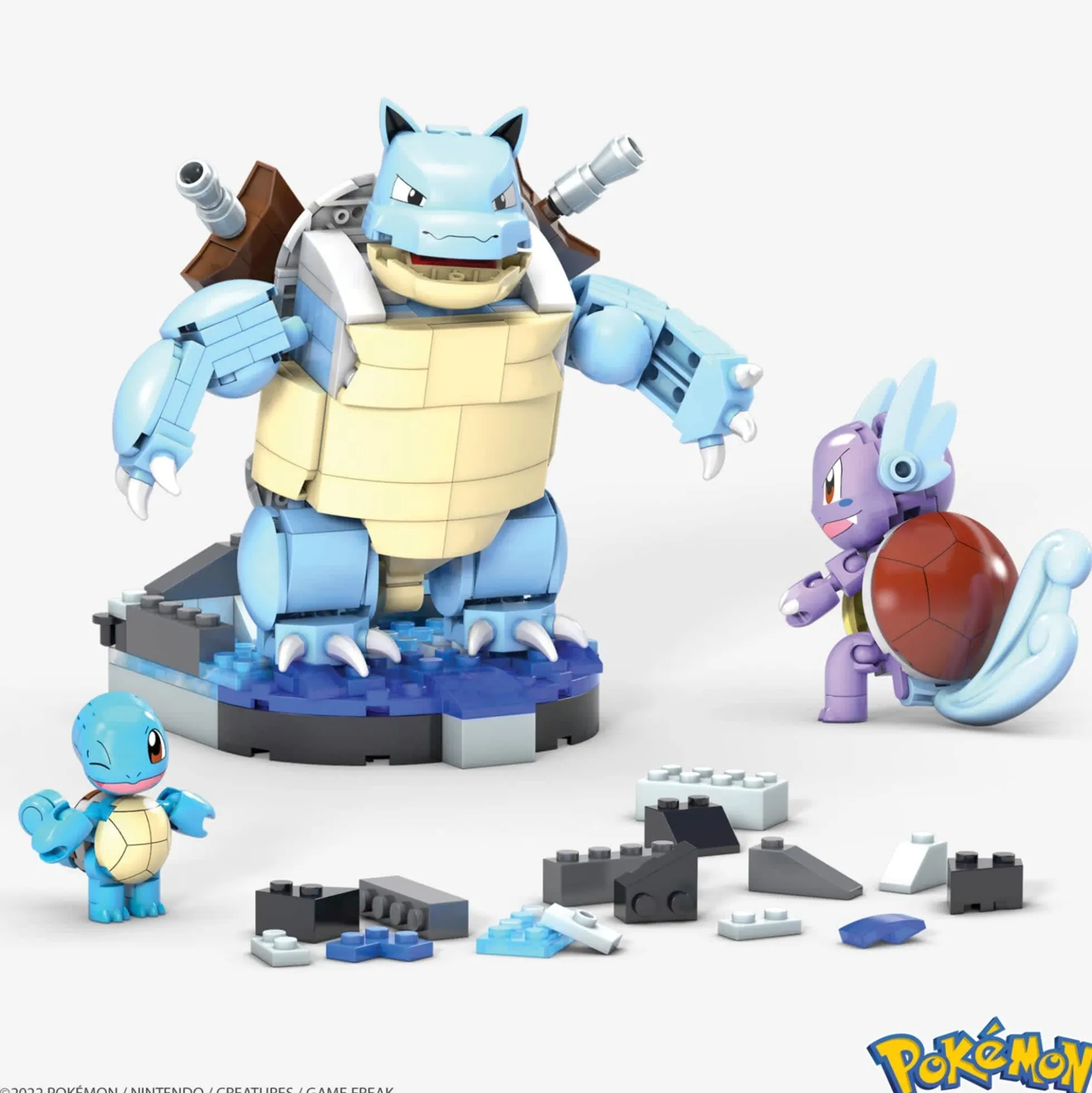 MEGA Construx Pokemon Squirtle Evolution Construction Set