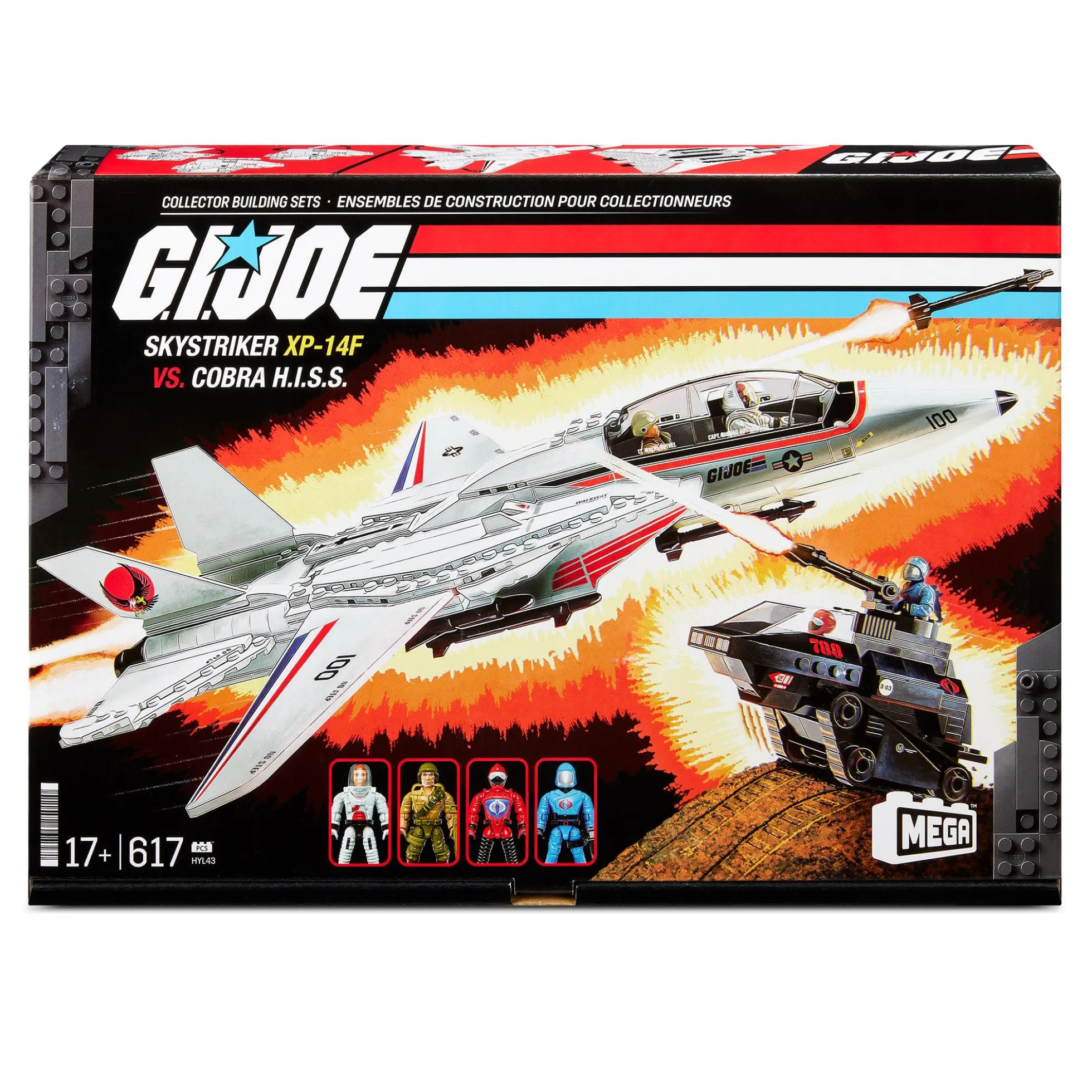 MEGA G.I. JOE Skystriker vs. COBRA H.I.S.S. Building Set