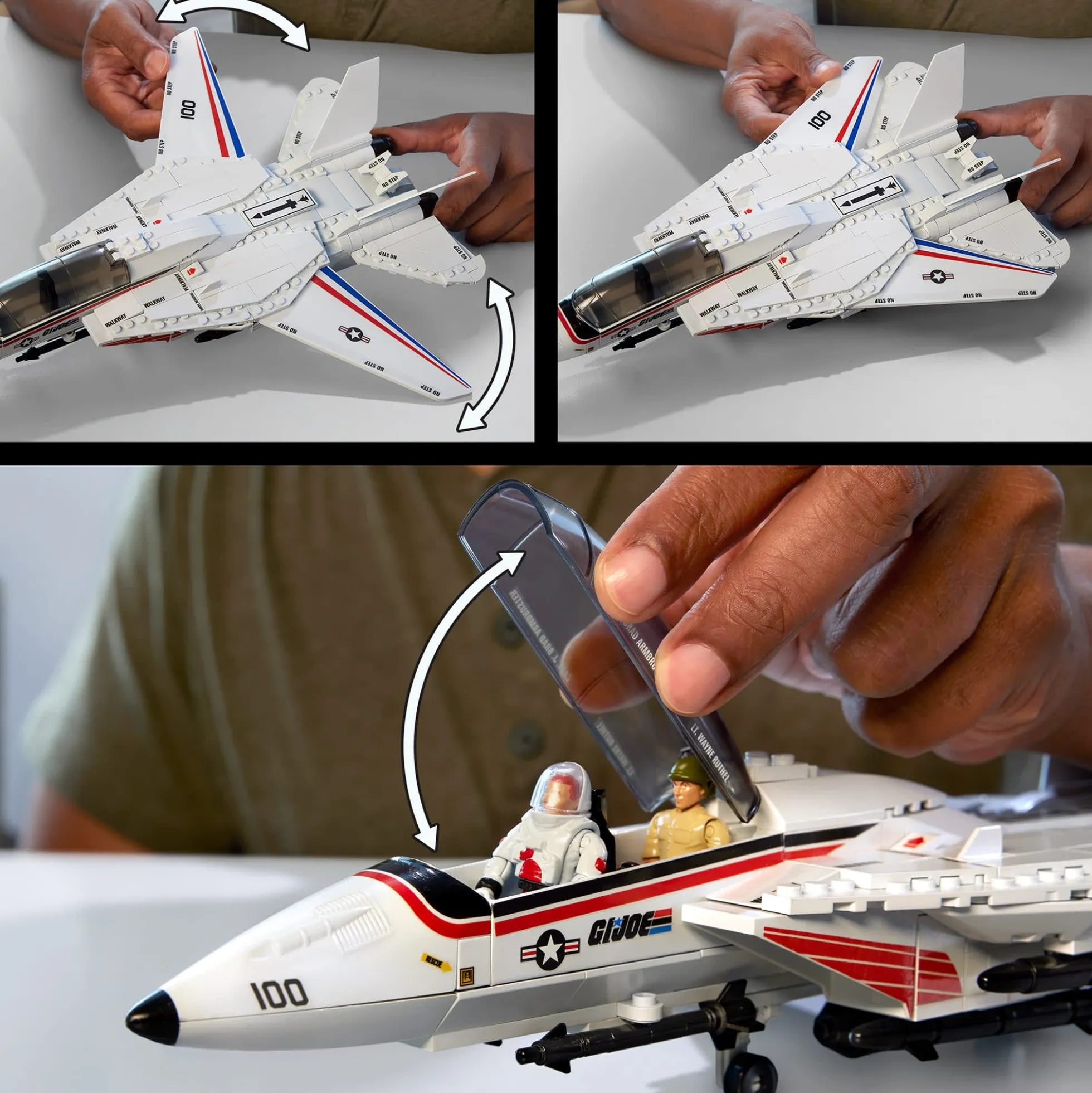 MEGA G.I. JOE Skystriker vs. COBRA H.I.S.S. Building Set