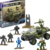 MEGA Halo FLEETCOM Warthog Vehicle Building Set