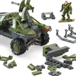 MEGA Halo FLEETCOM Warthog Vehicle Building Set