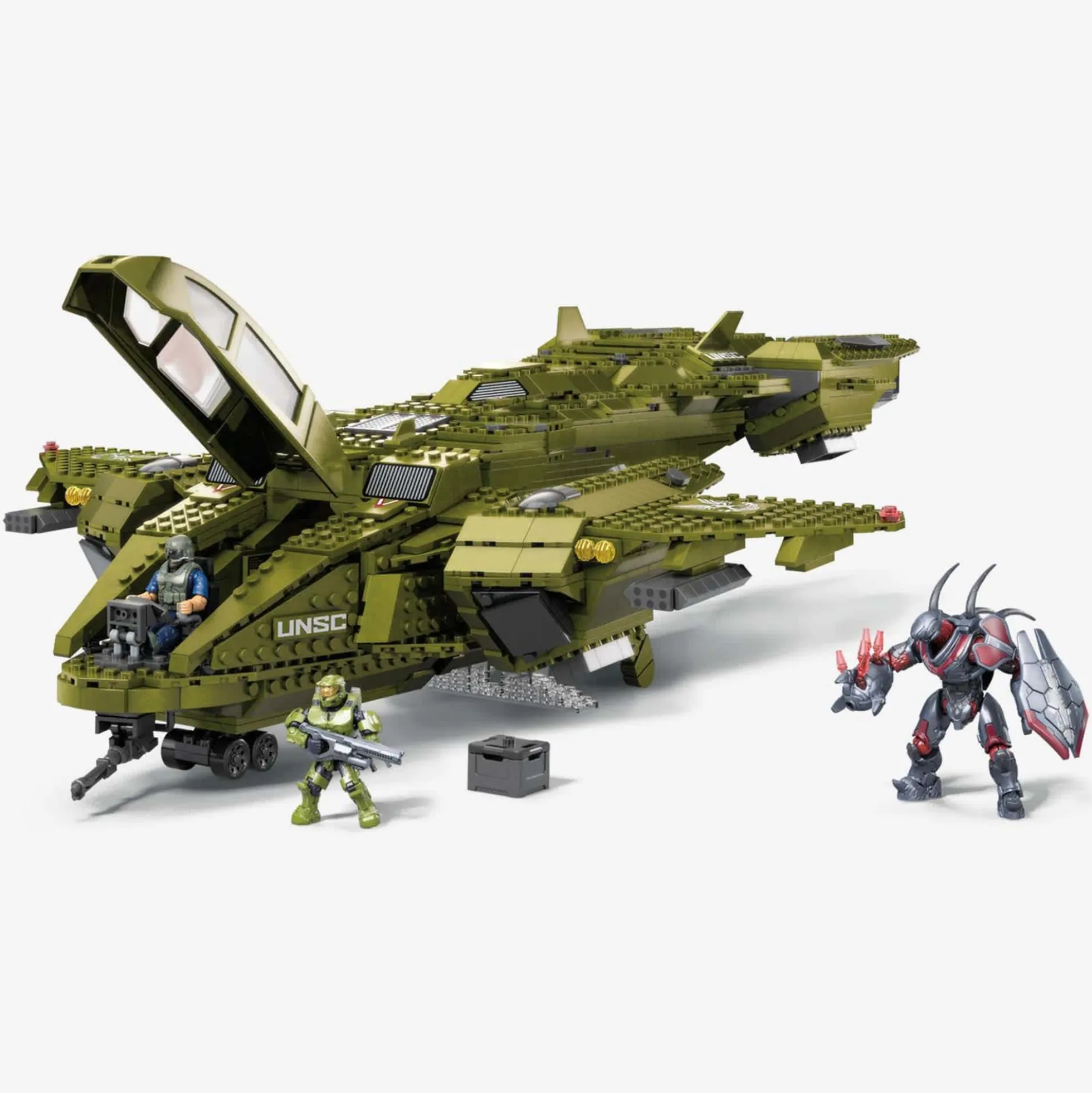 MEGA Halo Pelican Inbound Aircraft Building Set