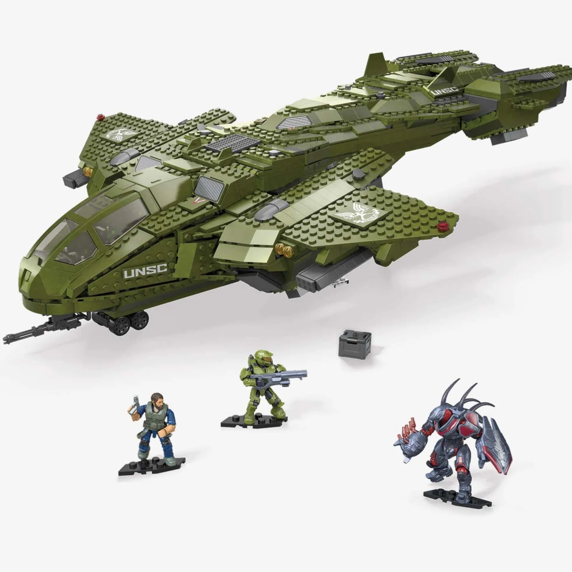 MEGA Halo Pelican Inbound Aircraft Building Set