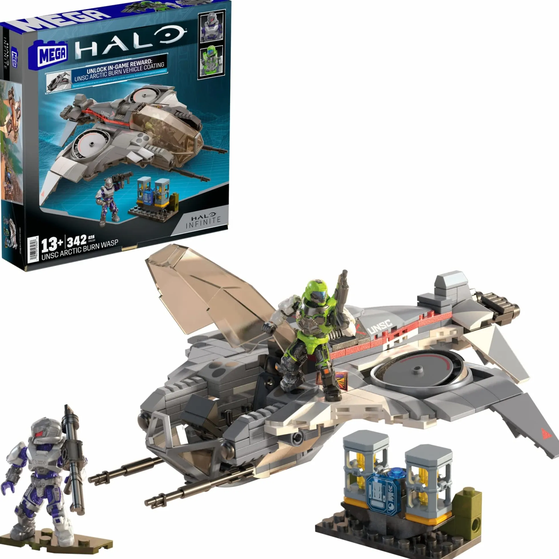 MEGA Halo UNSC Arctic Burn Wasp Building Toy Kit