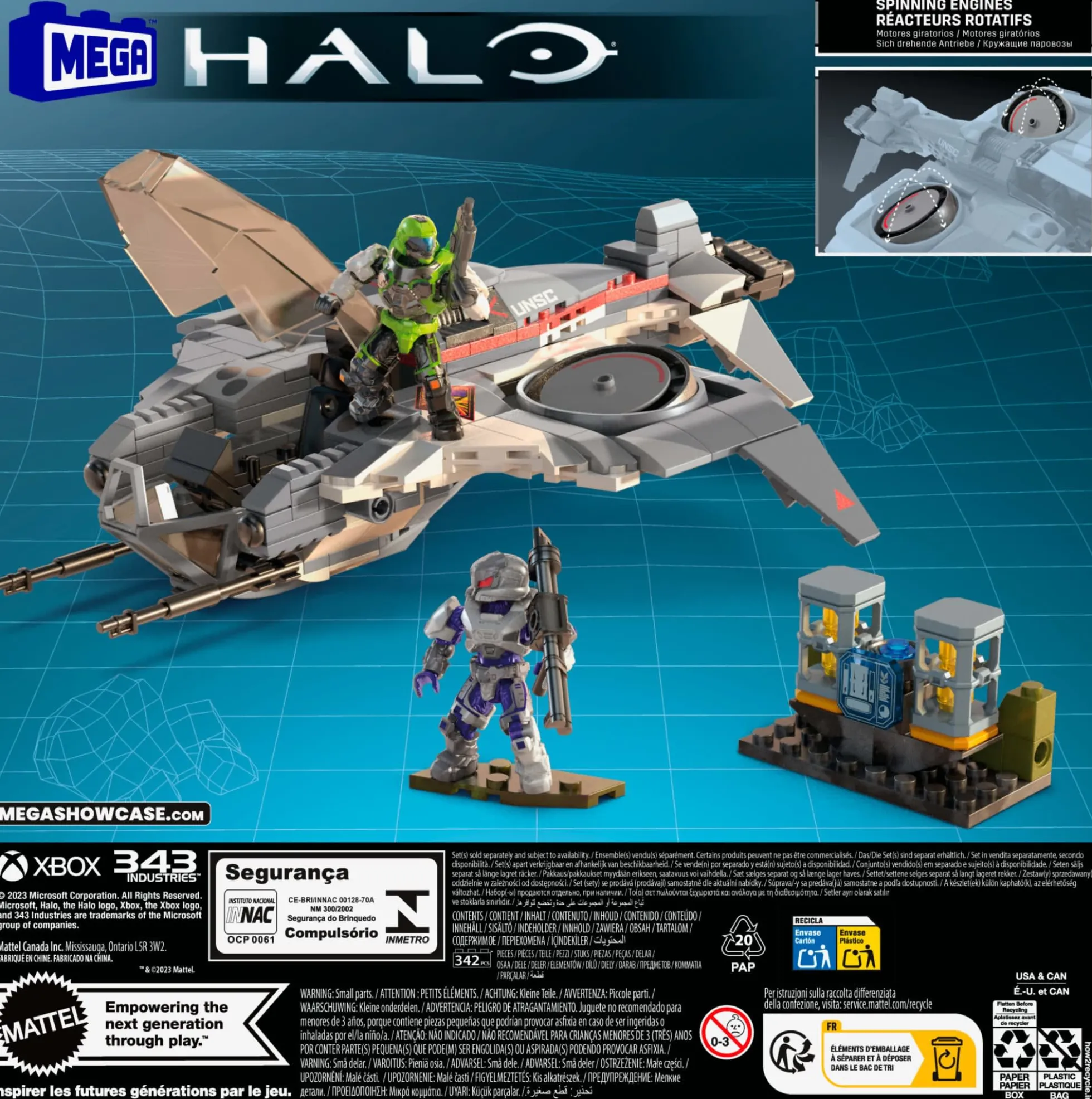 MEGA Halo UNSC Arctic Burn Wasp Building Toy Kit