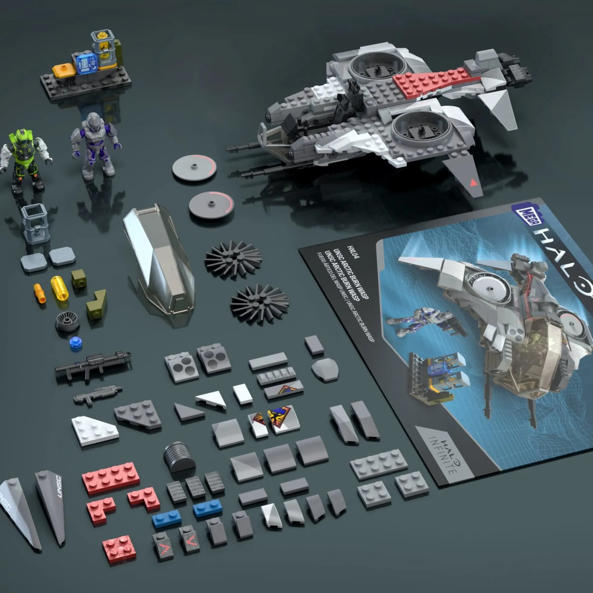 MEGA Halo UNSC Arctic Burn Wasp Building Toy Kit