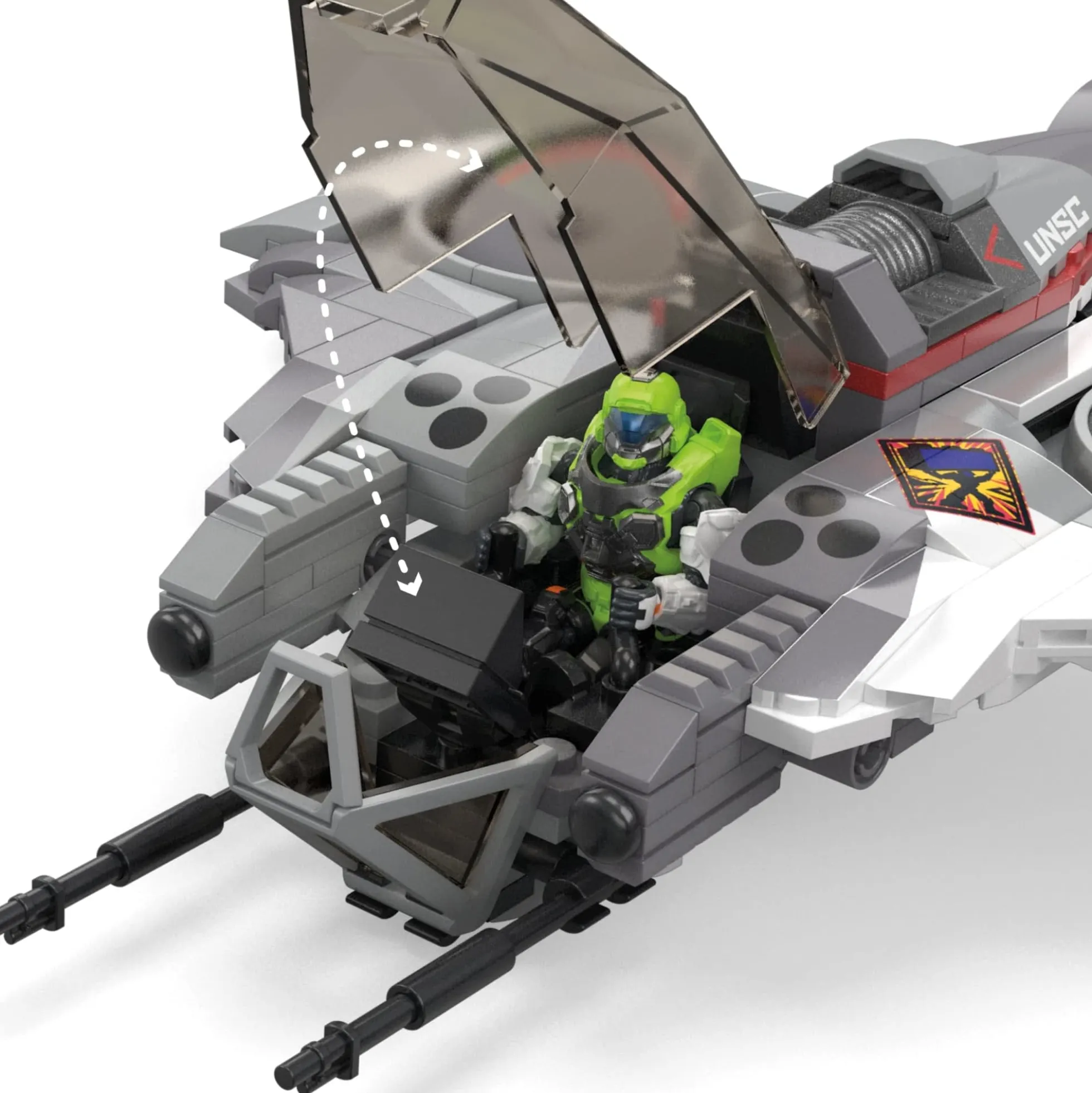 MEGA Halo UNSC Arctic Burn Wasp Building Toy Kit