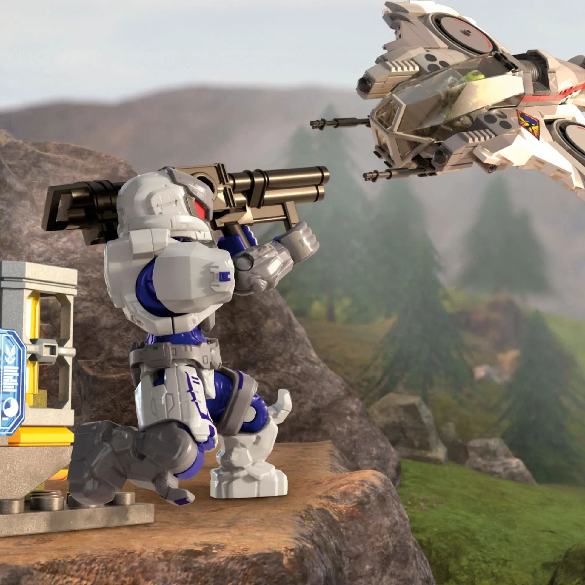 MEGA Halo UNSC Arctic Burn Wasp Building Toy Kit