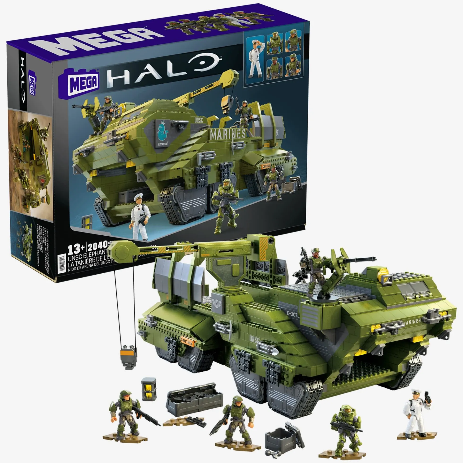MEGA Halo UNSC Elephant Sandnest Building Kit