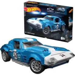 MEGA Hot Wheels '63 Corvette Grand Sport Race Car Building Kit