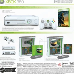 MEGA Microsoft Xbox 360 Replica Building Toy Kit