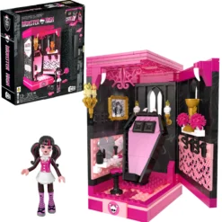 MEGA Monster High Draculaura's Boo-k Crypt Building Toy Kit