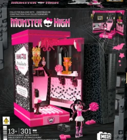 MEGA Monster High Draculaura's Boo-k Crypt Building Toy Kit