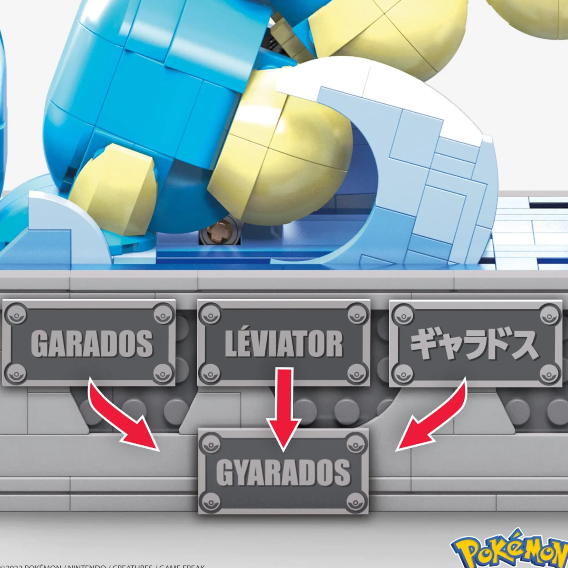 MEGA Pokemon Motion Gyarados Building Set
