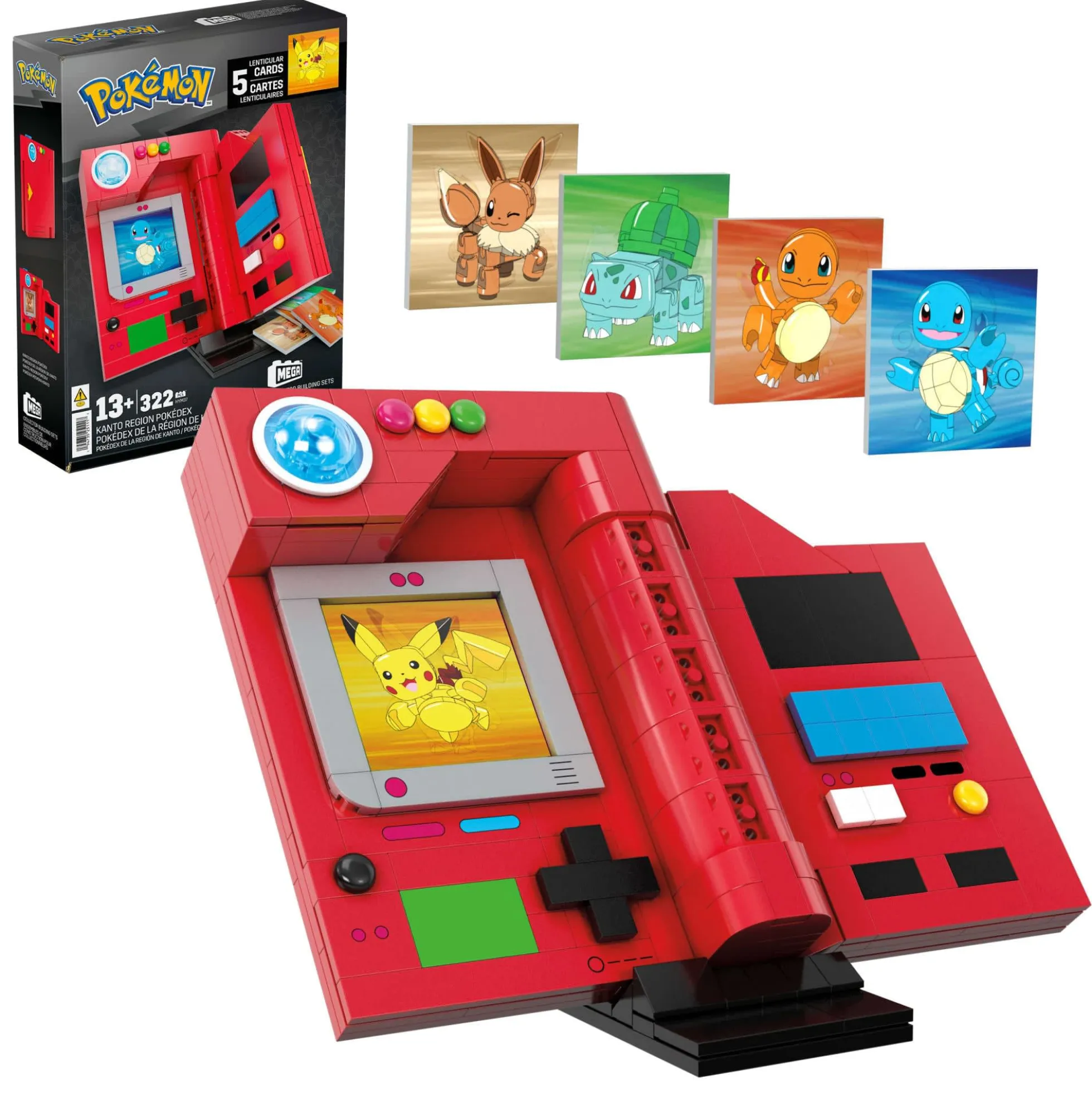 MEGA Pokémon Kanto Region Pokédex Building Kit
