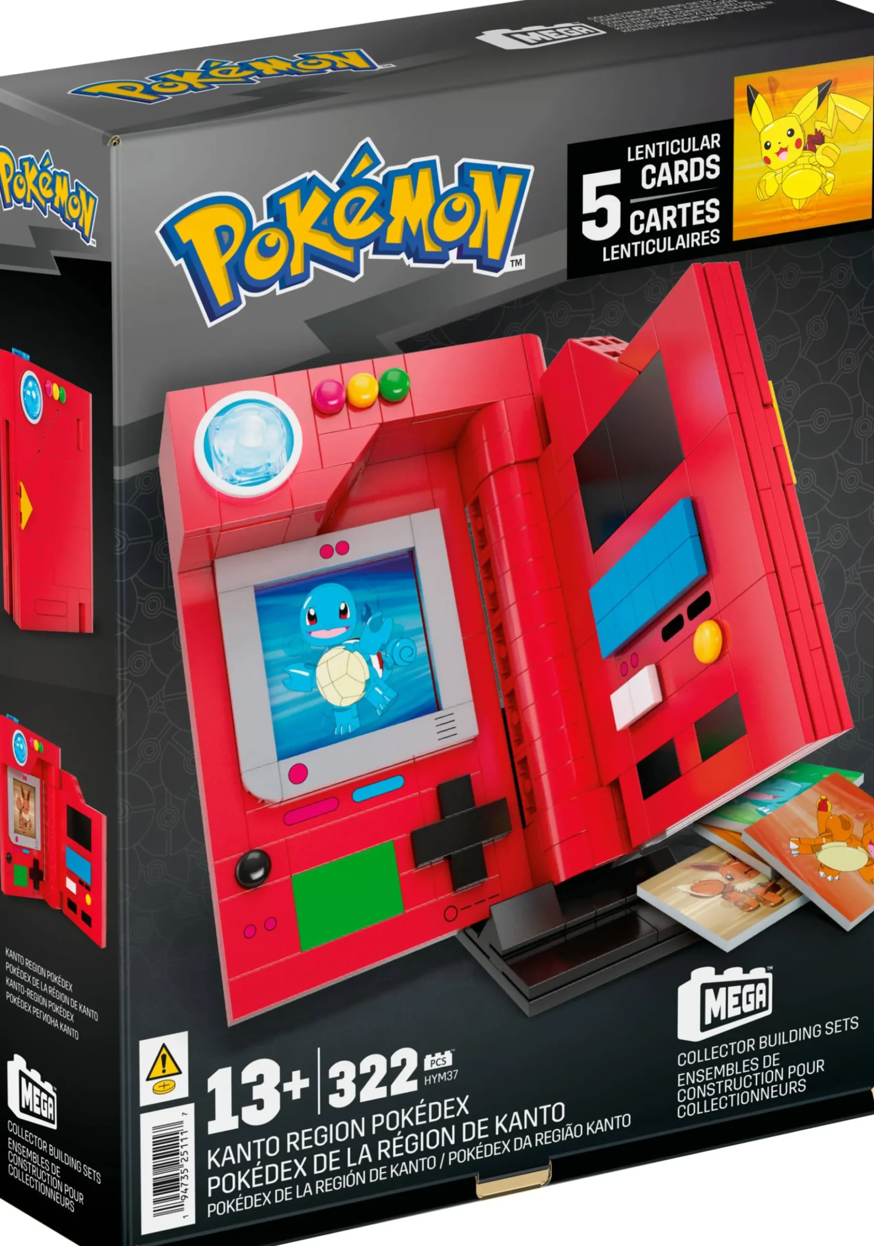 MEGA Pokémon Kanto Region Pokédex Building Kit