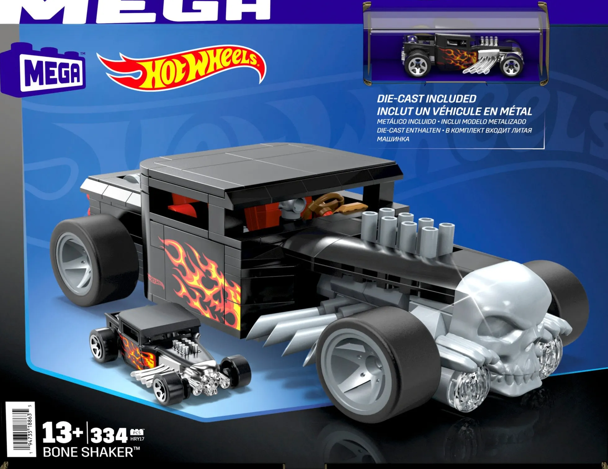 MEGA Showcase Hot Wheels Bone Shaker Building Set
