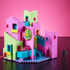 MEGA Squid Game Staircase Collector Building Set