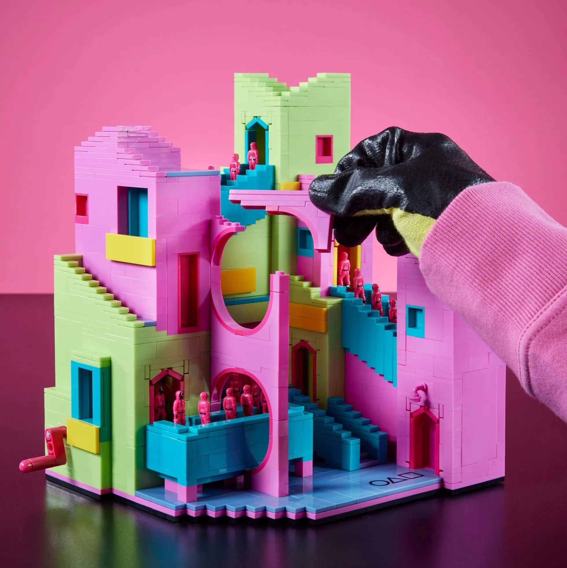 MEGA Squid Game Staircase Collector Building Set