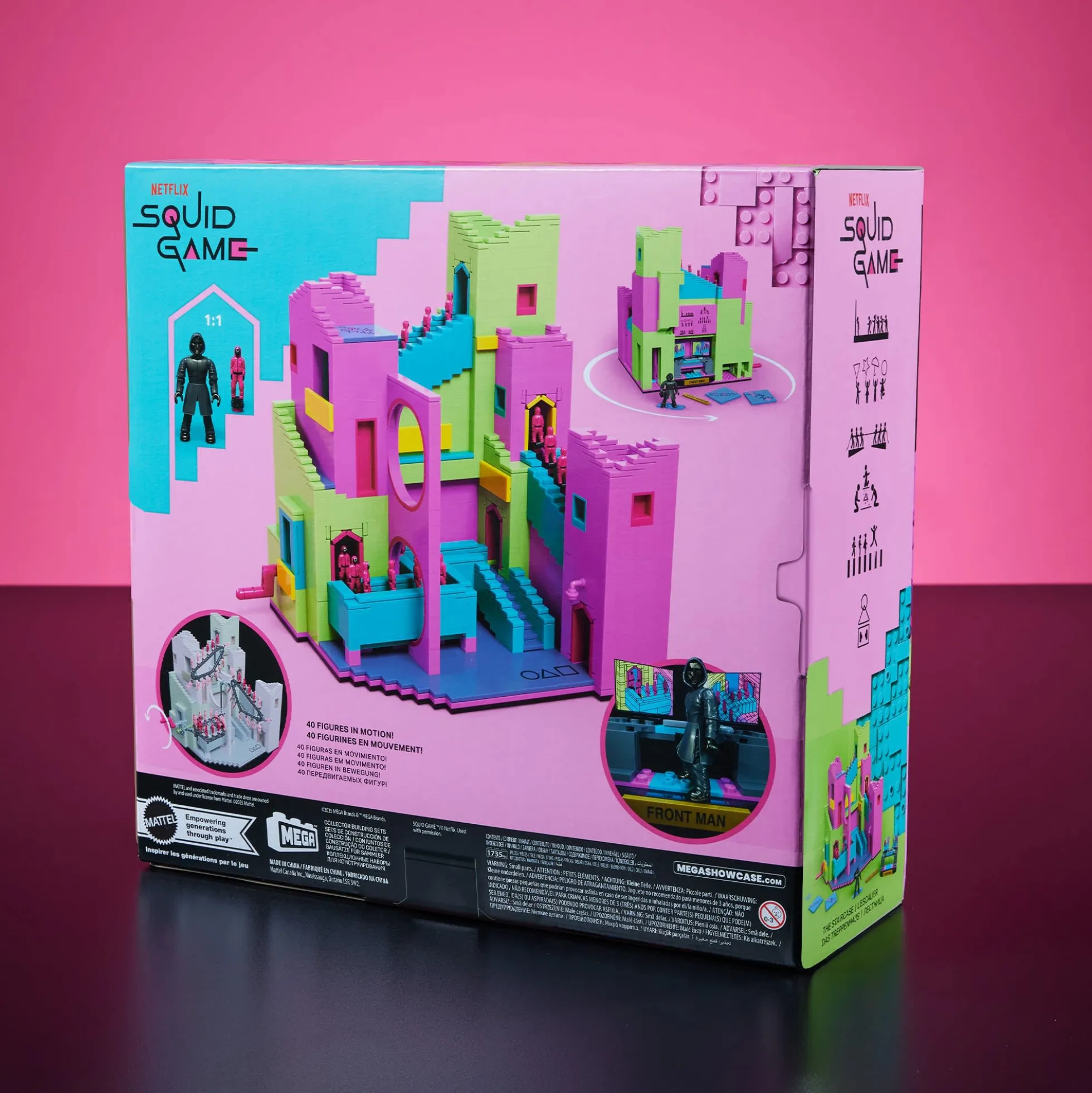 MEGA Squid Game Staircase Collector Building Set